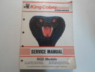 1991 OMC King Cobra Stern Drives RGD Models 5.7 L LE 350 Service Shop Manual OEM