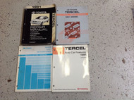 1991 TOYOTA TERCEL Service Shop Repair Workshop Manual SET W EWD + AC Features