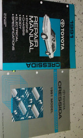 1991 Toyota CRESSIDA Service Shop Repair Manual Set FACTORY 91 OEM W EWD