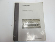 1992 93 94 95 1996 Lexus ES 300 ES300 Parts Catalog WORN STAINED FACTORY OEM