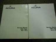 1992 ACURA VIGOR Service Repair Shop Workshop Manual Set New Second Printing