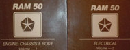 1992 DODGE RAM 50 TRUCK RAM50 Service Repair Shop Workshop Manual Set Factory