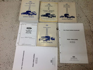 1992 Ford F&B 700 800 900 Truck Service Manual Set W EWD + Supplements Diesel