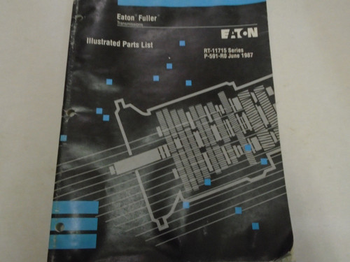 1992 Eaton Fuller RT-11715 Series Transmissions Parts Catalog OEM Used Book *** - Carboagez