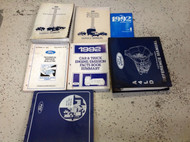 1992 FORD MUSTANG Service Shop Repair Workshop Manual Set W Trans Book + Specs
