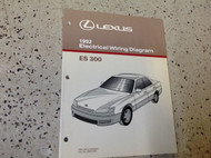 1992 Lexus ES300 Electrical Wiring Diagram Shop Service Repair Manual EWD OEM