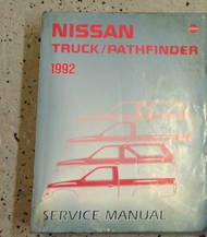 1992 Nissan Factory Truck Pathfinder Service Repair Workshop Shop Manual OEM