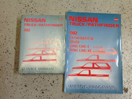 1992 Nissan Factory Truck Pathfinder Service Repair Shop Manual Set W EWD rare