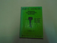 1992 Nissan Marine Outboard Motor NS 9.9-18 Parts Catalog Manual Pub. # M-254-B