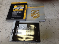 1992 TOYOTA COROLLA Service Repair Shop Manual SET W EWD + Transaxle OEM