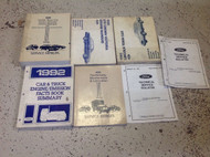 1992 TOWN CAR CROWN VICTORIA MARQUIS Service Shop Repair Manual Set W EWD +