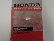 1993 1994 1995 1996 1997 1998 1999 HONDA TRX300EX Service Manual Used Book ***