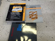 1992 TOYOTA PREVIA VAN Service Shop Repair Manual Set OEM W TSB & EWD Factory