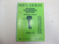1992.12 Nissan Outboard Motor NS 2.5A NS 140A Special Tools Parts Catalog Manual