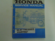 1993 1994 1995 1996 1997 HONDA TRX300EX Service Repair Manual Used OEM Book