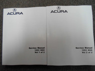 1993 Acura NSX Service Shop Repair Workshop Manual Set Factory Dealership