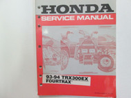 1993 1994 Honda TRX300EX FOURTRAX Service Repair Workshop Manual OEM