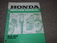 1993 1994 Honda XR650L Service Shop Repair Workshop Manual NEW