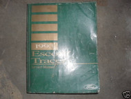 1993 FORD ESCORT MERCURY TRACER Service Shop Workshop Repair Manual FACTORY