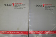 1993 GM Pontiac Bonneville Service Shop Repair Workshop Manual Set FACTORY OEM