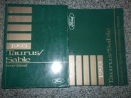 1993 FORD TAURUS & Mercury Sable Service Shop Workshop Repair Manual Set W EVTM