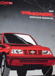 1993 GM Chevy GEO TRACKER Service Shop Repair Workshop Manual OEM FACTORY GM