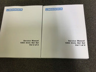 1993 HONDA CIVIC DEL SOL Service Shop Workshop Repair Manual New