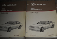 1993 LEXUS GS300 GS 300 Service Workshop Repair Manual Set OEM Factory