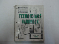 1993 Mercury Mariner Technicians Hand Book Service Manual FACTORY OEM ***