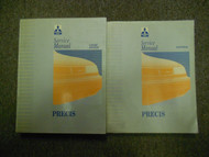 1993 MITSUBISHI Precis Service Repair Workshop Shop Manual Set OEM Factory