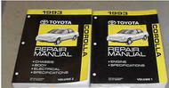 1993 Toyota Corolla Service Repair Shop Workshop Manual Set Factory OEM