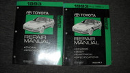 1993 Toyota MR2 MR 2 Service Repair Workshop Shop Manual Set 93 OEM Factory