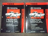 1993 Toyota Truck PICK UP Service Repair Shop Workshop Manual Set OEM 93