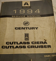 1994 OEM BUICK CENTURY OLDSMOBILE CUTLASS CIERA & CRUISER Service Shop Manual