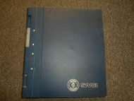 1994 Saab 900 Body Repairs Interior Equipment CCS Airbag Service Repair Manual