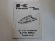 1995 Kawasaki JET SKI 750 SXi Service Shop Repair Workshop Manual Supplement OEM