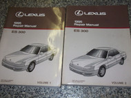 1995 LEXUS ES300 ES 300 Service Shop Repair Manual SET 2 VOLUME FACTORY OEM 1995