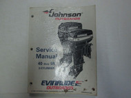 1995 Johnson Evinrude Outboards 40 thru 55 2 Cylinder Service Repair Shop Manual