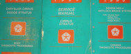 1995 OEM SET Chrysler Cirrus & Dodge Stratus Service Shop Repair Manual W Diagno