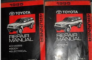 1995 Toyota 4Runner 4 RUNNER Service Shop Workshop Repair Manual Set FACTORY
