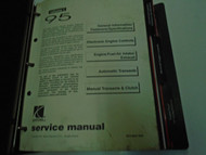 1995 SATURN ALL MODELS Service Shop Repair Manual OEM FACTORY Volume 1 Binder