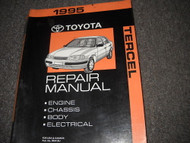 1995 TOYOTA TERCEL Service Shop Repair Workshop Manual OEM FACTORY