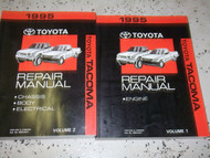 1995 Toyota Tacoma TRUCK Service Workshop Repair Shop Manual Set OEM FACTORY