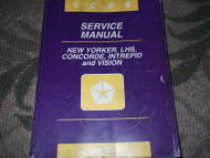 1996 Chrysler Concorde Intrepid LHS New Yorker Vision Service Shop Manual OEM