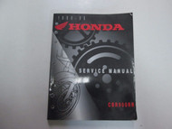 1996 97 1998 Honda CBR900RR Service Repair Manual WORN WATER DAMAGE FACTORY OEM