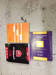 1996 DODGE VIPER RT/10 Service Repair Shop Manual Set W Diagnostic + Recall BK