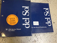 1996 HONDA CIVIC DEL SOL Service Shop Repair Workshop Manual SET W EWD