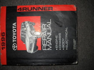 1996 Toyota 4Runner 4 RUNNER Service Shop Repair Workshop Manual OEM FACTORY