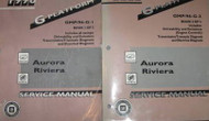1996 Oldsmobile AURORA Buick RIVIERA Service Shop Workshop Repair Manual Set