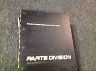 1997 1998 1999 2000 2001 Honda CR-V CRV Parts Catalog Manual OEM W Binder